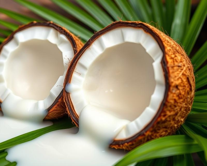 Korzyści mleka kokosowego dla pielęgnacji skóry twarzy
