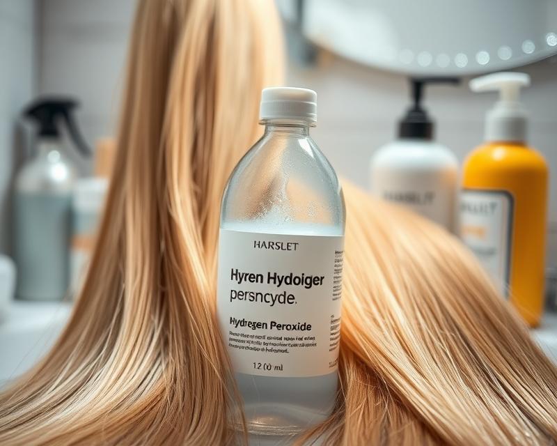 Rozjaśnianie włosów wodą utlenioną – metody, bezpieczeństwo i pielęgnacja
