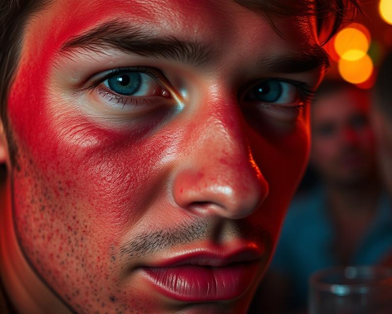 Czerwona twarz po alkoholu: przyczyny, objawy i sposoby na pomoc