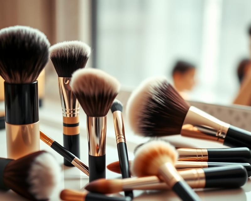 Rodzaje pędzli do podkładu i jak je efektywnie używać