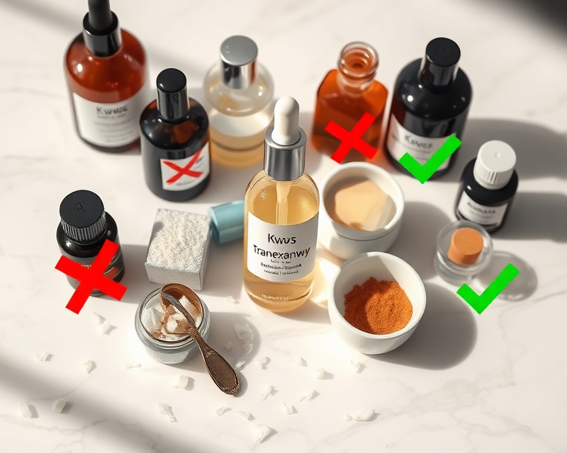 Kwas traneksamowy z czym nie łączyć: zakazane kombinacje, bezpieczne duety i rutyna